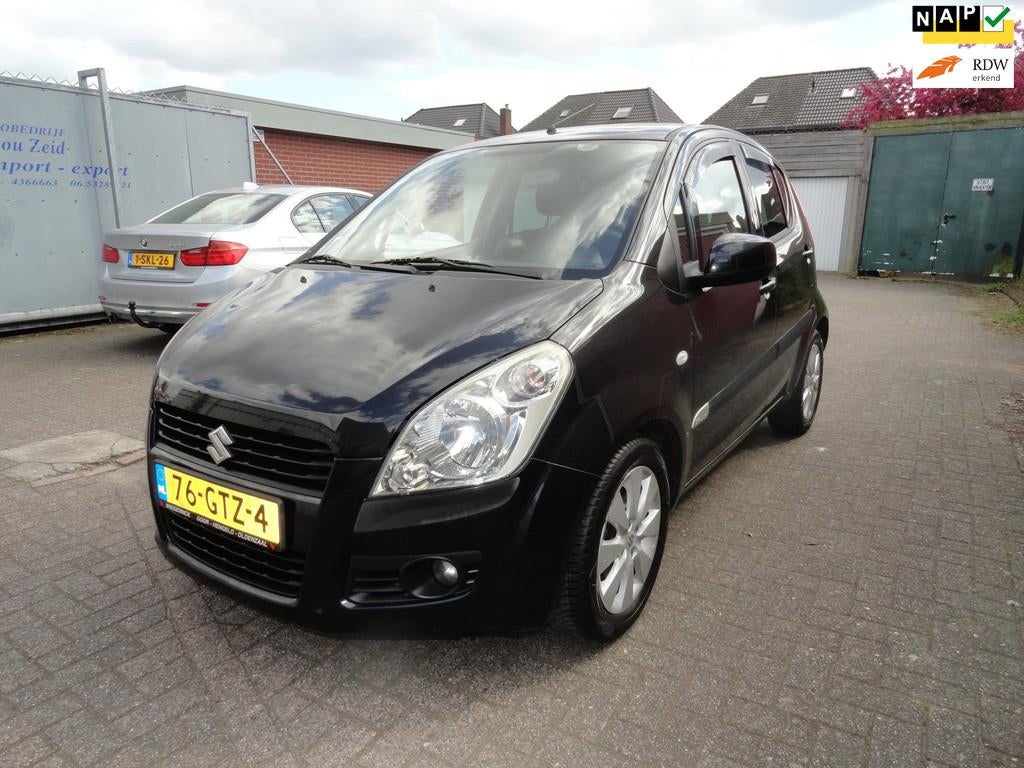 Suzuki Splash 1.2 AUT Exclusive (KM 141935 NAP AIRCO), Auto's, Suzuki, 86 pk, 4 cilinders, Zwart, Origineel Nederlands