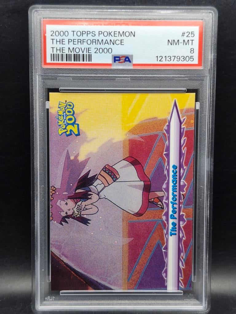 The performance 2000 topps the movie #25 PSA 8, Verzenden, Zo goed als nieuw, Losse kaart