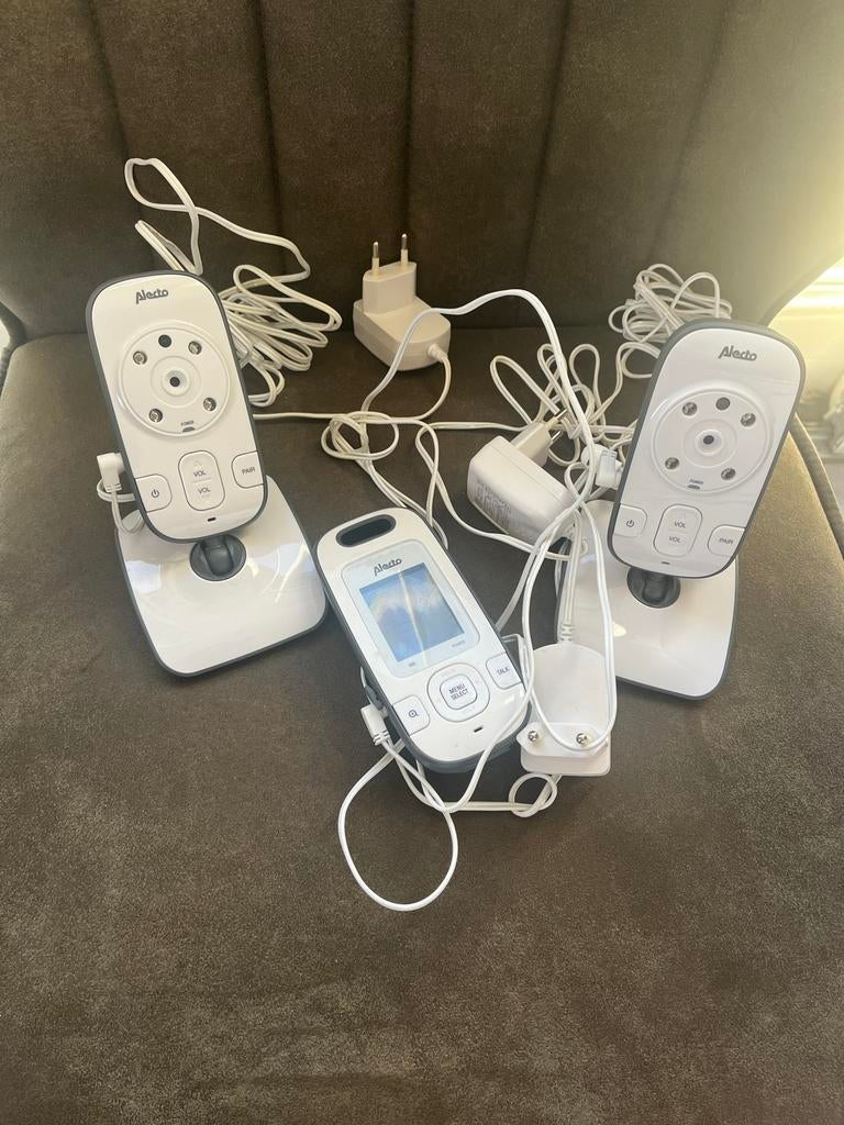 Alecto babyfoon met 3 camera's, Ophalen of Verzenden, Gebruikt, 100 tot 250 meter, Camera