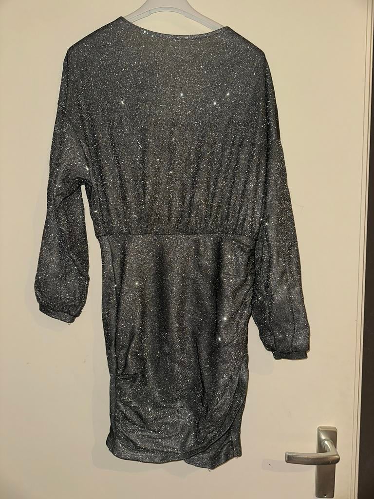 Dames glitter jurk van Vera & Lucy, Zwart, Ophalen of Verzenden, Zo goed als nieuw, Maat 34 (XS) of kleiner