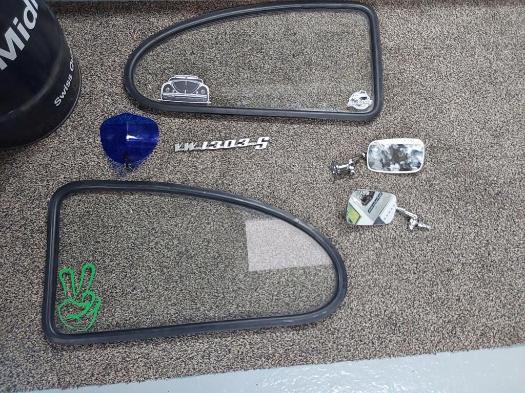 VW Kever 1974 Ramen en Spiegels - Goede Staat, Auto-onderdelen, Ophalen of Verzenden, Gebruikt, Volkswagen