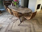 4 Hele Mooie Nieuwe Design Bamboe Stoelen Ibiza/Boho, Ophalen, Overige kleuren, Ibiza/Boho/Botanisch, Overige materialen