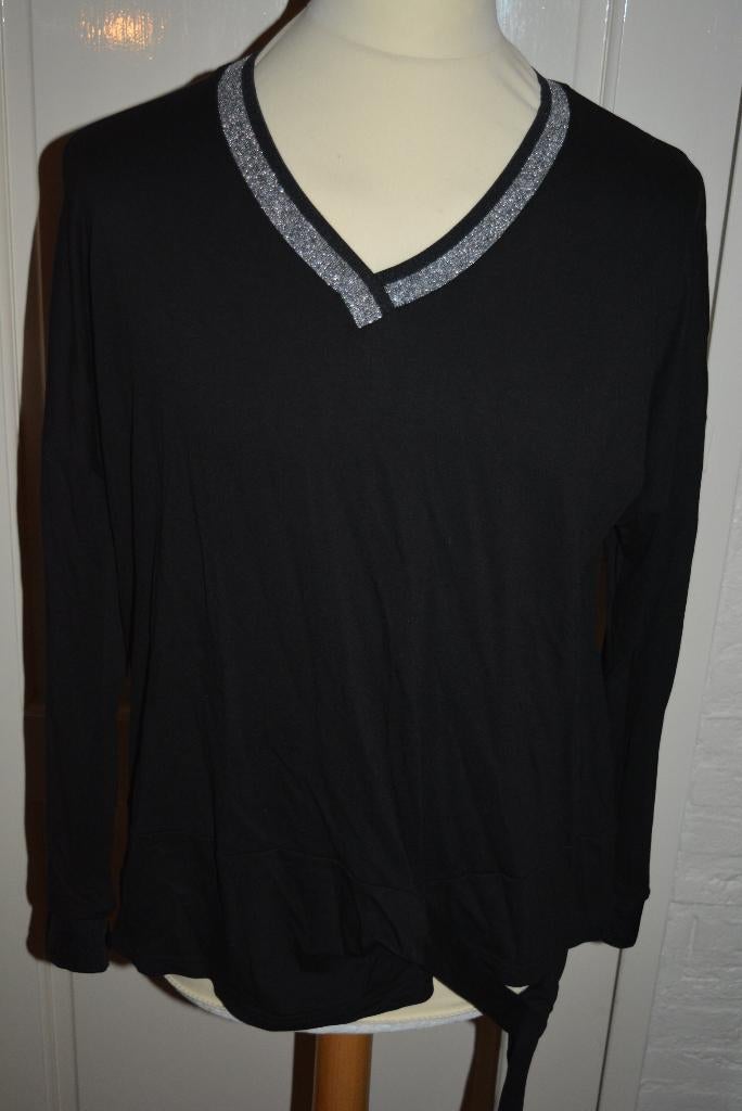 David & Alex, mooi zwart truitje met zilver glitter, mt XXL, Kleding | Dames, Zwart, Maat 46/48 (XL) of groter, Ophalen of Verzenden
