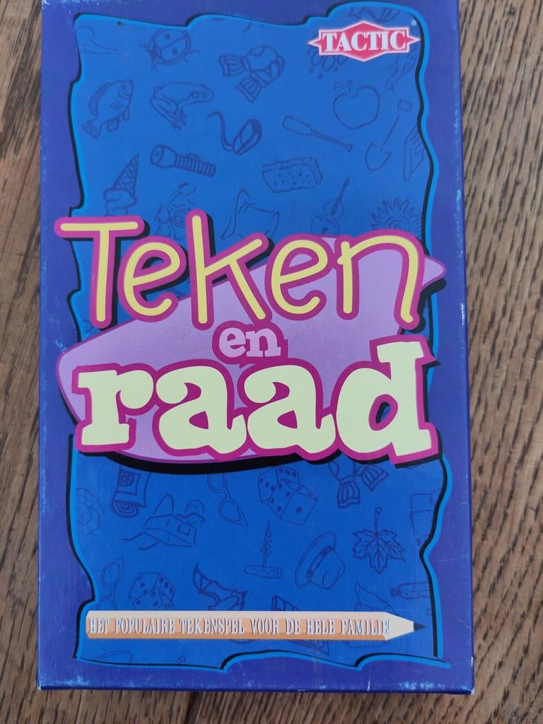 Spel: teken en raad, Gebruikt, Vijf spelers of meer, Ophalen of Verzenden, Tactic