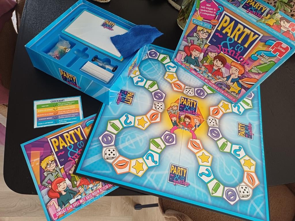 Party & co junior, Hobby en Vrije tijd, Gezelschapsspellen | Overige, Ophalen of Verzenden, Gebruikt