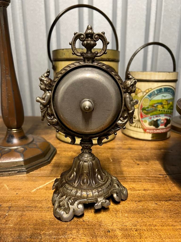 Antieke hotelbel, baliebel, toonbank bel, Ophalen