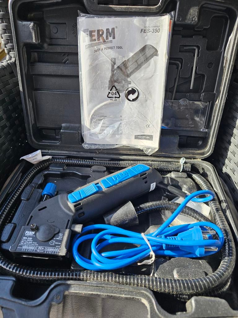 Precisie cirkel zaagmachine Ferm FES-350, Ophalen of Verzenden, 1200 watt of meer, Cirkelzaag, 30 tot 70 mm