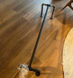 NIEUW Industriële wandkapstok 110 cm - Zwart metaal, Wandkapstok, 100 tot 150 cm, Nieuw, Ophalen of Verzenden