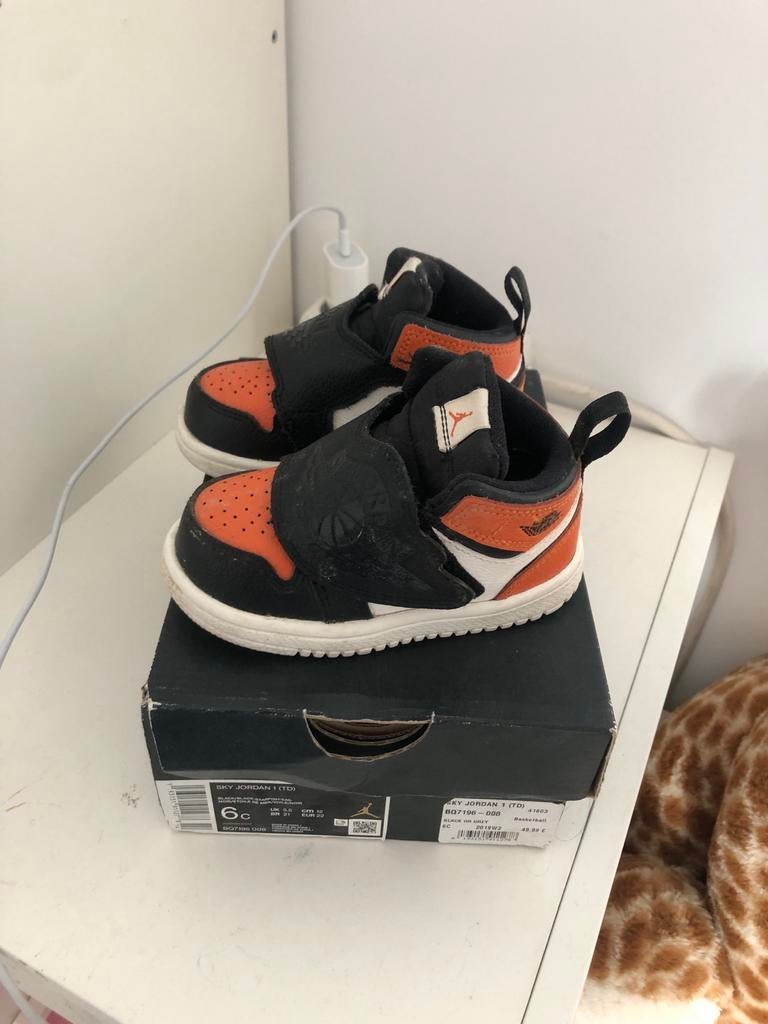 Nike Air Jordan 1 (TD) - Maat 22, Ophalen, Gebruikt, Jongetje of Meisje, Schoentjes