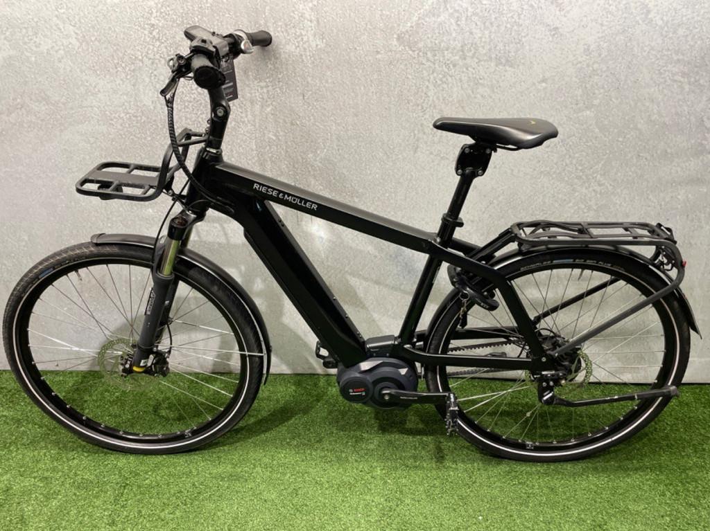 Riese & Müller New Charger 500Wh. Heren Zwart 54cm 2019, Fietsen en Brommers, Elektrische fietsen, Riese & Müller, Gebruikt, -