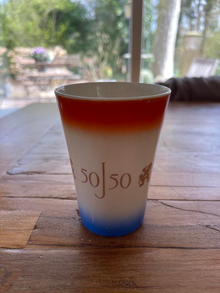 50 jaar Nederland P. Ragout Maastricht Oranje-Blauw-Wit, Gebruikt, Overige typen, Ophalen of Verzenden, Overige stijlen