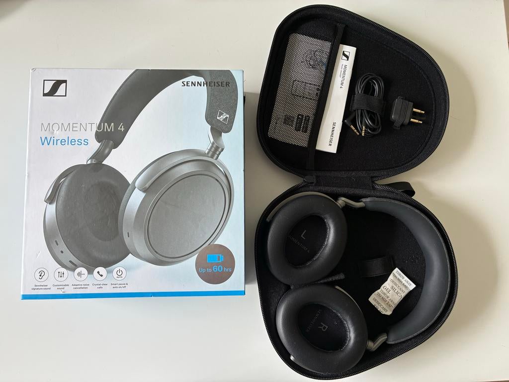 Sennheiser Momentum 4 Wireless Koptelefoon - zgan, Ophalen, Sennheiser, Zo goed als nieuw, Over oor (circumaural)