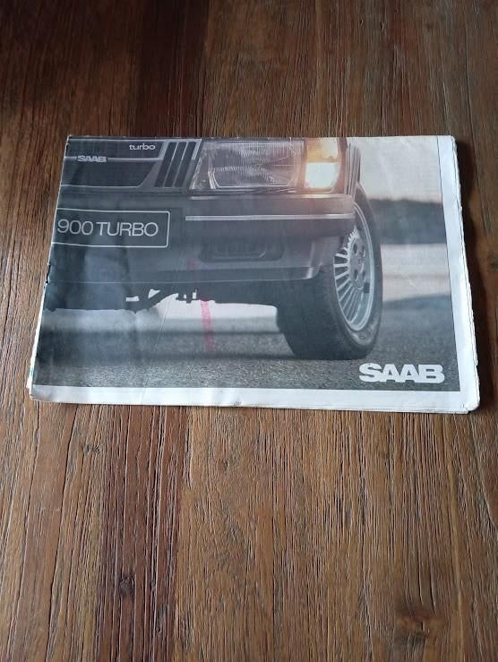 Saab 900 Turbo APC 1982 8 pag., Verzenden, Gelezen, Overige merken
