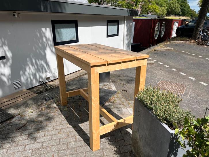 Nieuwe Steigerhouten Bartafel - Tuinset Hoge Tafel, Tuin en Terras, Tuintafels, Nieuw, Rechthoekig, Hout, Ophalen