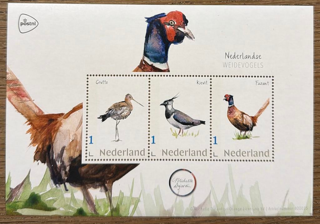 Postzegels pf. Nederlandse Weidevogels, Postzegels en Munten, Postzegels | Nederland, Ophalen of Verzenden, Na 1940, Postfris