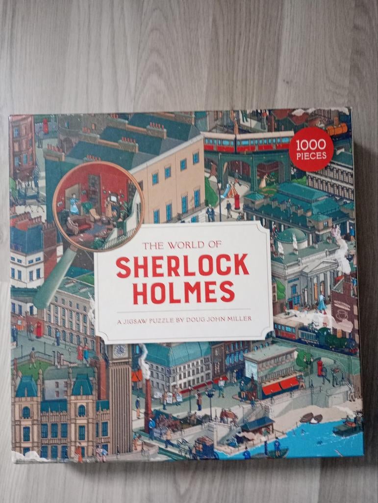 Puzzel Sherlock holmes 1000 st, Ophalen of Verzenden, Zo goed als nieuw