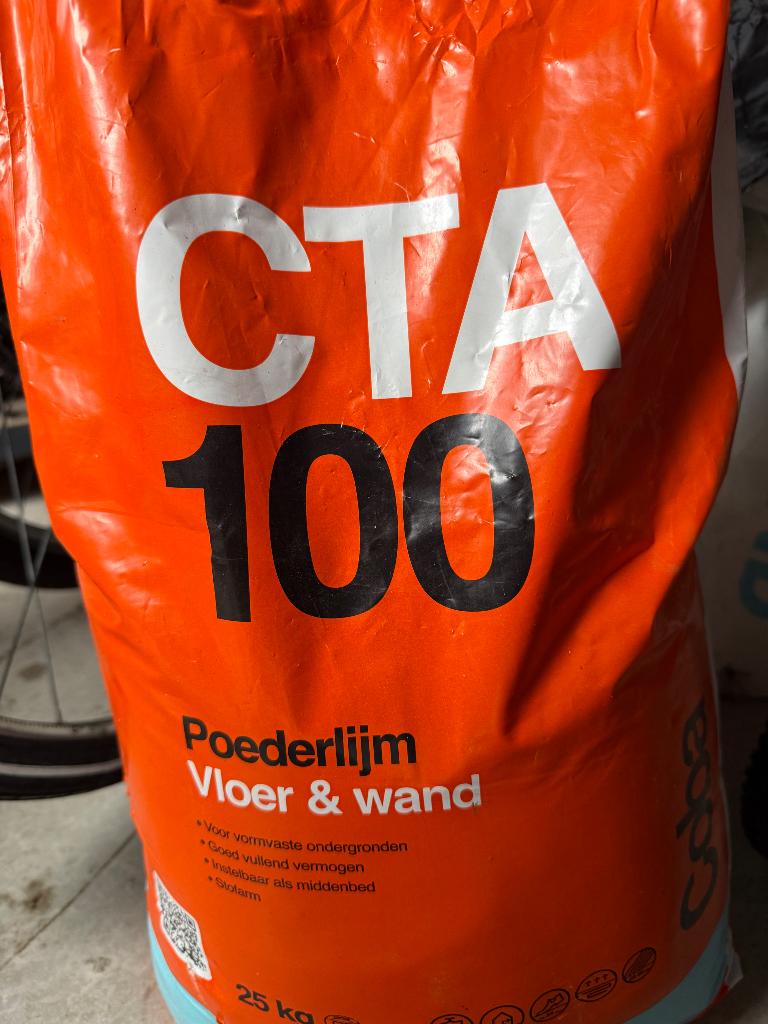 CTA 100 poederlijm 25 kg, Ophalen, Nieuw