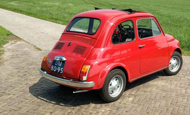 Fiat 500 L 1969, Auto's, Oldtimers, Particulier, Fiat, Benzine, Rood