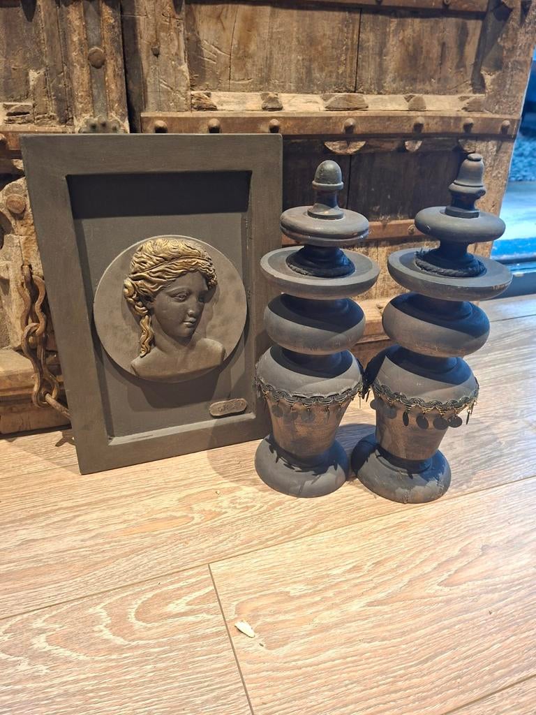 Prachtige set. Sober en stoer, Ophalen, Zo goed als nieuw, Vrijstaande haard, Houthaard