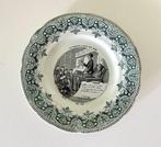 Frans Creil et Montereau bordje assiette parlante nr. 5 & 10, Ophalen of Verzenden