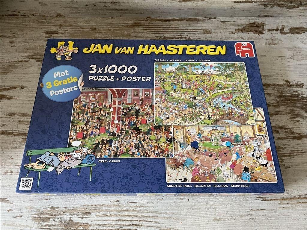 Jan van haasteren - 3x 1000 puzzel [s584]