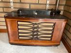 Vintage Philips BX690A Buizenradio - 1949, Ophalen, Gebruikt, Radio