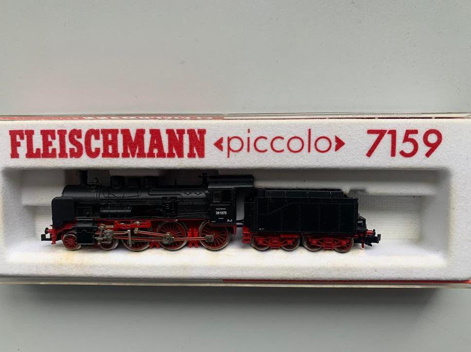 Fleischmann piccolo stoomlocomotief BR 38, Hobby en Vrije tijd, Modeltreinen | N-Spoor, Fleischmann, Ophalen of Verzenden, Zo goed als nieuw
