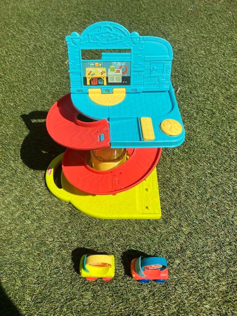 Playskool Garage met 2 auto's, Ophalen of Verzenden, Zo goed als nieuw, Auto, Met wieltjes