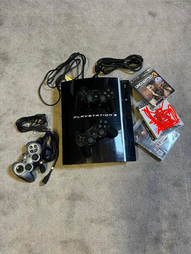 Playstation 3 (ps3), Ophalen of Verzenden, Zo goed als nieuw, Met 1 controller, Slim