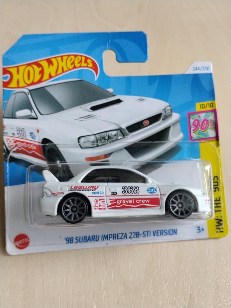 Hotwheels '98 Subaru Impreza 22B, Ophalen of Verzenden, Nieuw, Auto