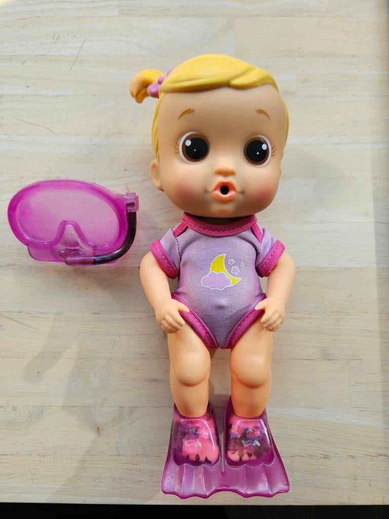 Badpop met snorkelbril en zwemvliezen, Ophalen, Gebruikt, Babypop