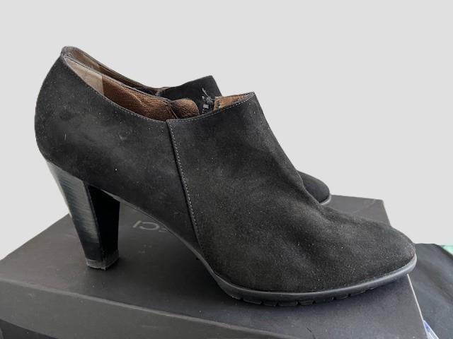 Mauro Teci shoots suede leder zwart waren 199!, Mauro Teci, Pumps, Verzenden, Zwart