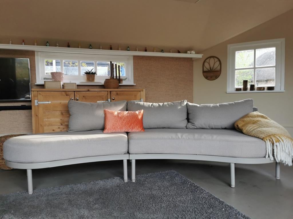 Organische lounge tuinbank, Ophalen, Zo goed als nieuw