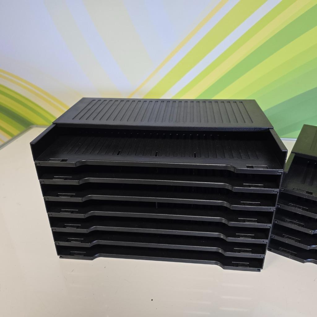 Partij 125 STUKS ladeboxen ladekasten inschuifbaar papierbak, Ophalen, Nieuw
