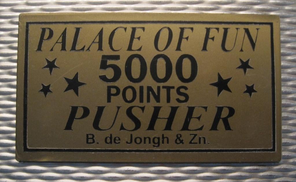 KERMIS PUSHER PUNTEN, Verzenden, Overige materialen