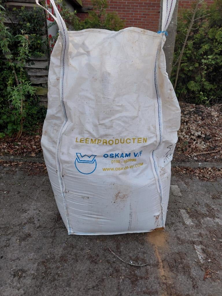 Leem in bigbag, Tuin en Terras, Zand, Ophalen, Nieuw