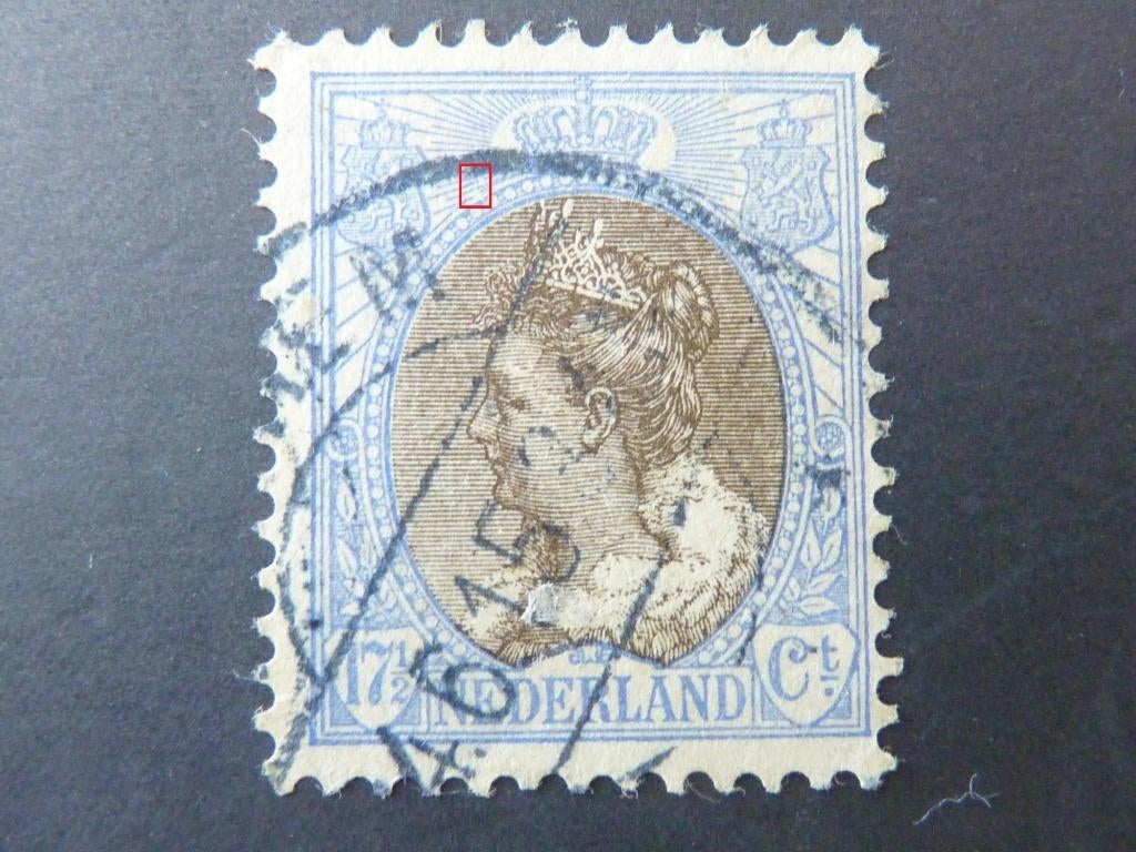 plaatfout 67 , gestempeld., Verzenden, T/m 1940, Gestempeld