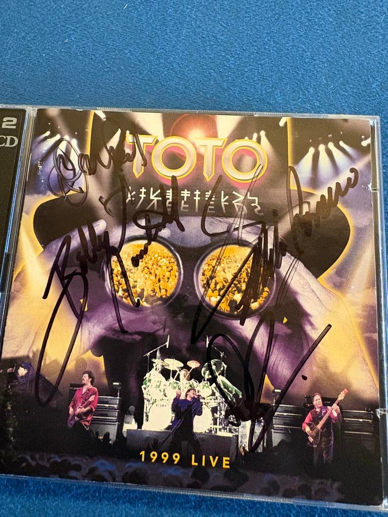 Toto 1999 Live CD gesigneerd, Ophalen of Verzenden, Gebruikt
