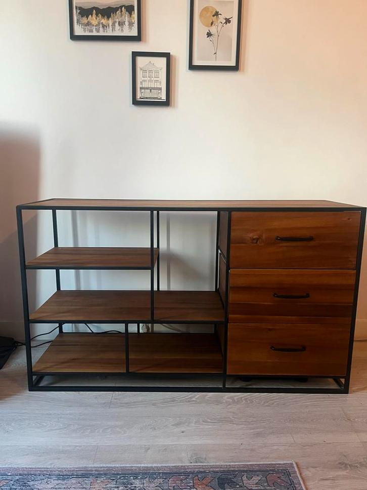 Dressoir en ladekast Charlie, Huis en Inrichting, Kasten | Dressoirs, Zo goed als nieuw, 100 tot 150 cm, 25 tot 50 cm, Met lade(s)