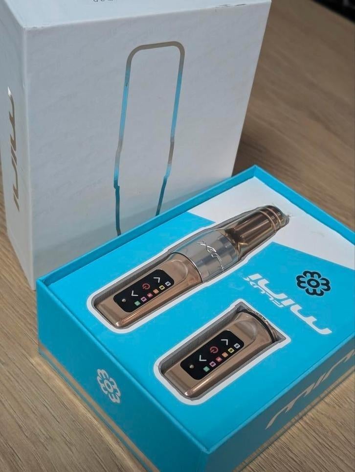 Microbeau Flux Mini PMU machine - Champagnegoud, Bruin, Gehele gezicht, Ophalen of Verzenden, Zo goed als nieuw