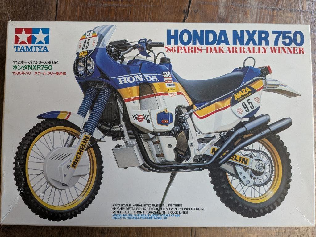 Tamiya Honda NXR750 1:12, zeldzaam, Ophalen of Verzenden, Zo goed als nieuw, Tamiya, Groter dan 1:32