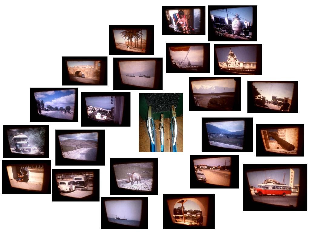 8mm film amateur - 1967 - autovakantie naar Marokko, Ophalen of Verzenden, 8mm film