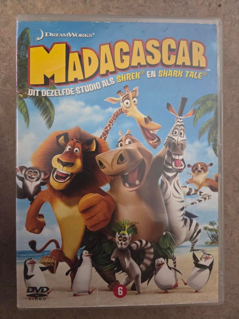 Madagascar dvd, Alle leeftijden, Ophalen of Verzenden, Zo goed als nieuw, Amerikaans