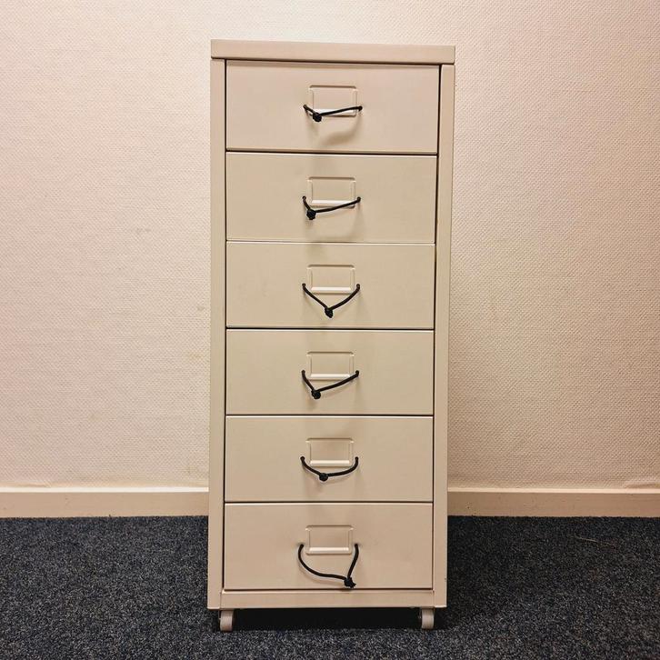 Metalen Ladeblok/Ladekast op Wielen, Huis en Inrichting, Kasten | Ladekasten, Gebruikt, Minder dan 100 cm, Minder dan 50 cm, 25 tot 50 cm