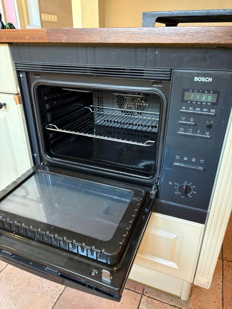 Bosch combi mangnetron oven, Witgoed en Apparatuur, Ovens, Gebruikt, 60 cm of meer, Oven met grill, Inbouw