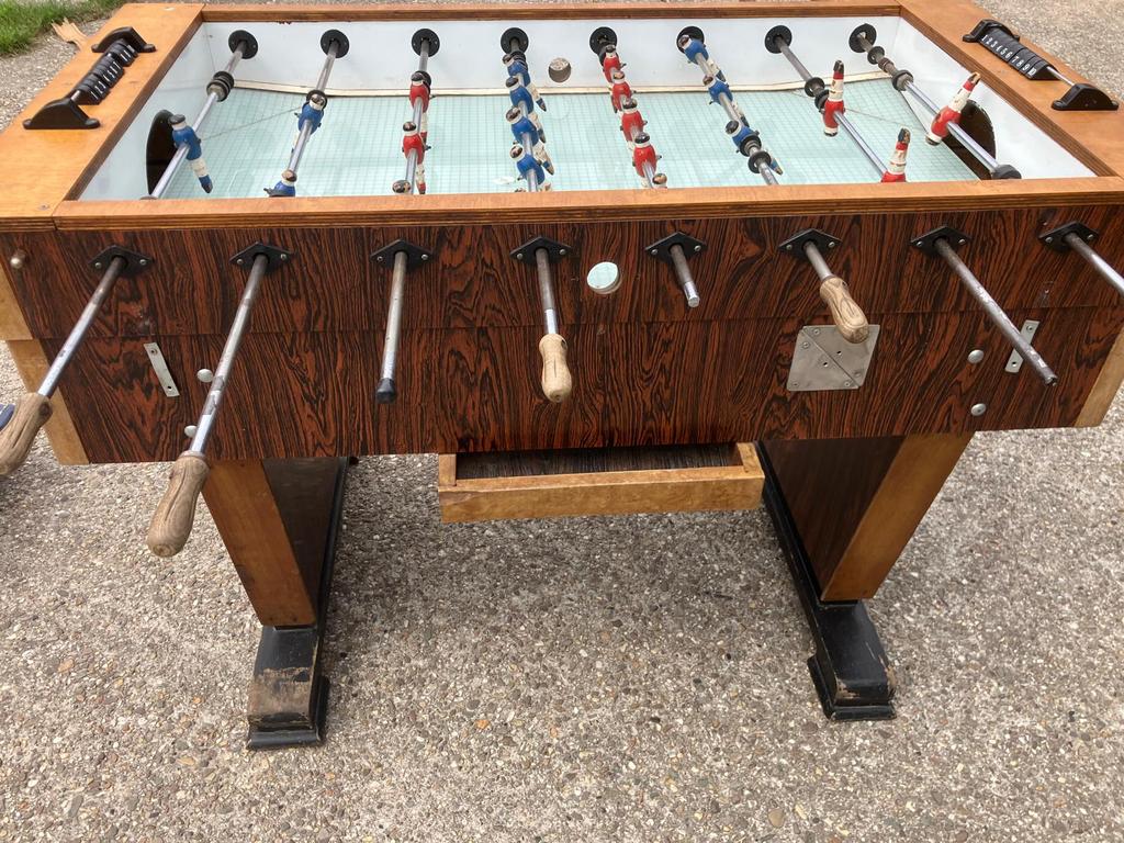 Oude netavo-vetavo-topper voetbaltafel, Ophalen, Gebruikt