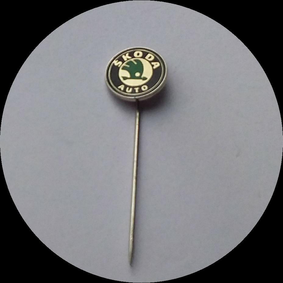 SKODA logo speldje, Ophalen of Verzenden, Zo goed als nieuw, Transport, Speldje of Pin