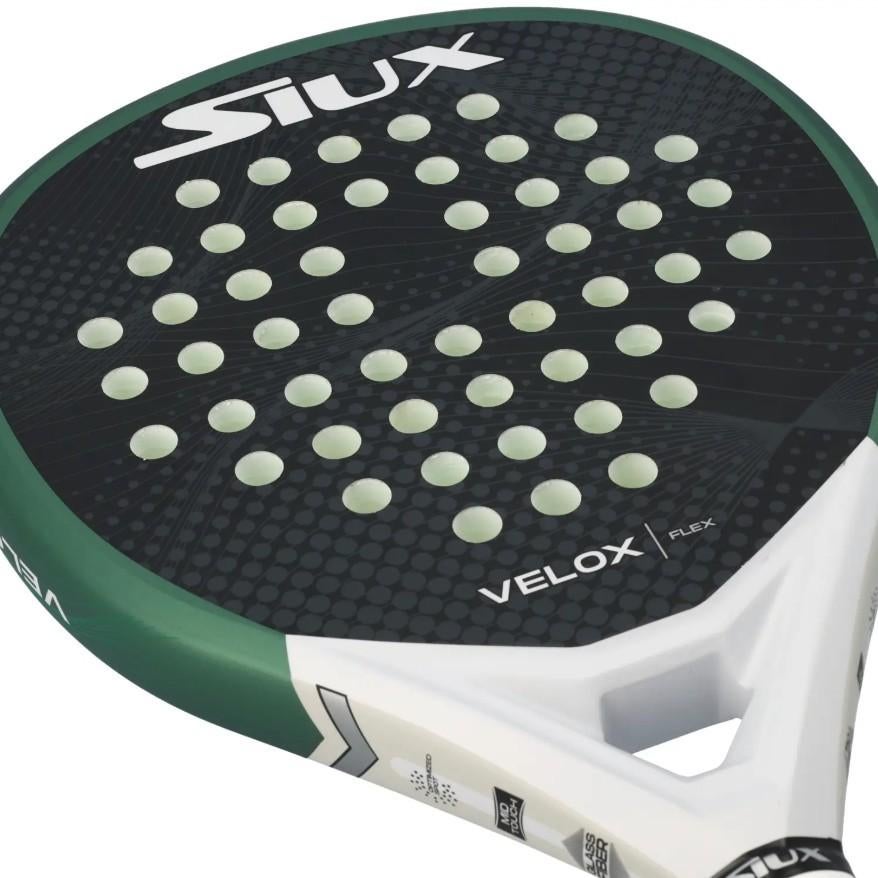 Siux Velox Flex Green, Sport en Fitness, Padel, Info@padelshot.nl, Nieuw, Ophalen of Verzenden, Boerhaavestraat 65, 5017 HC Tilburg