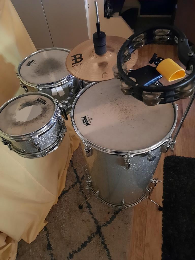 Steve Jordan cocktail kit  silver sparkle..topstaat, Ophalen of Verzenden, Zo goed als nieuw, Roland