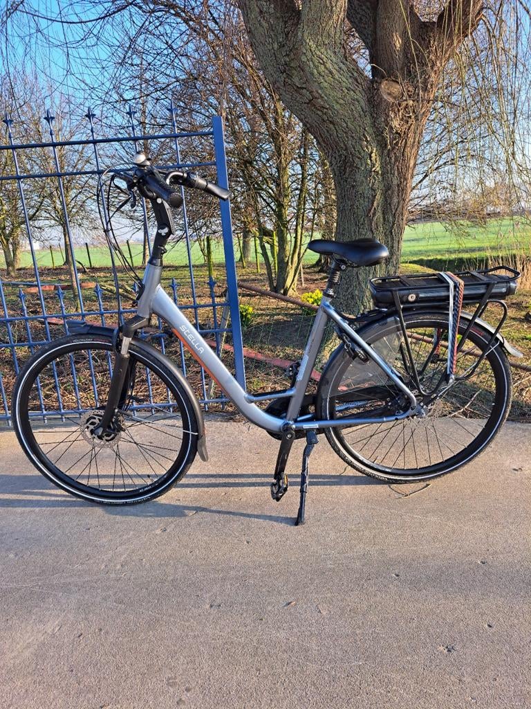 Stella Livorno elektrische fiets, Gebruikt, 51 tot 55 cm, 50 km per accu of meer, Ophalen
